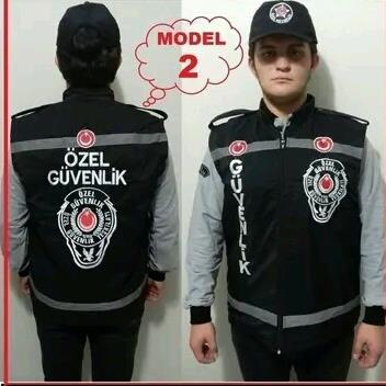 Özel Güvenlik Nakışlı Yelek model 2