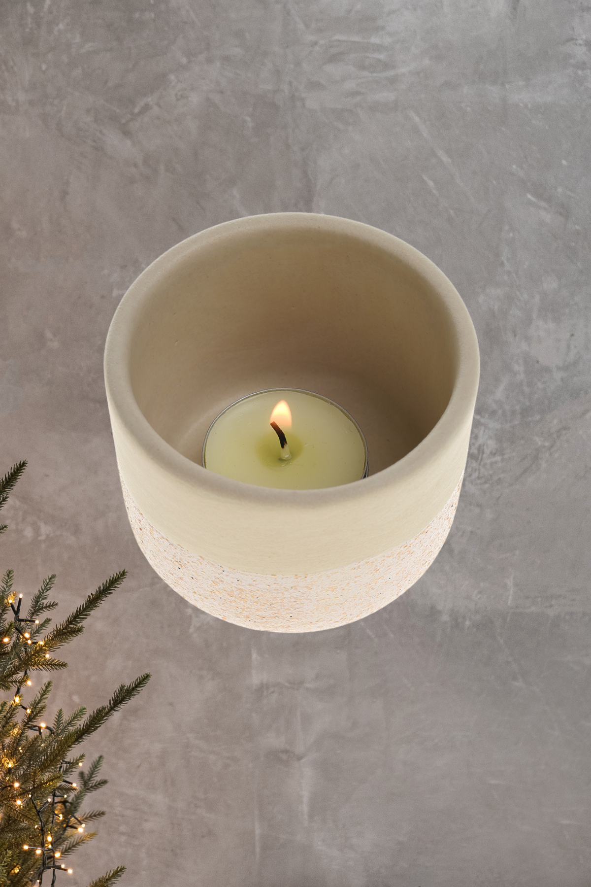 El Yapımı,Seramik Tealight Mumluk