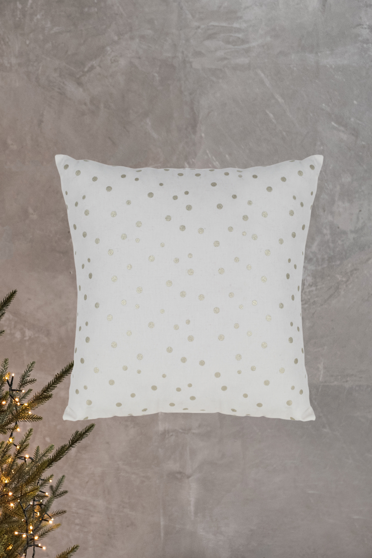Glitter Pillowcase, Puantiye Baskılı Yastık Kılıfı