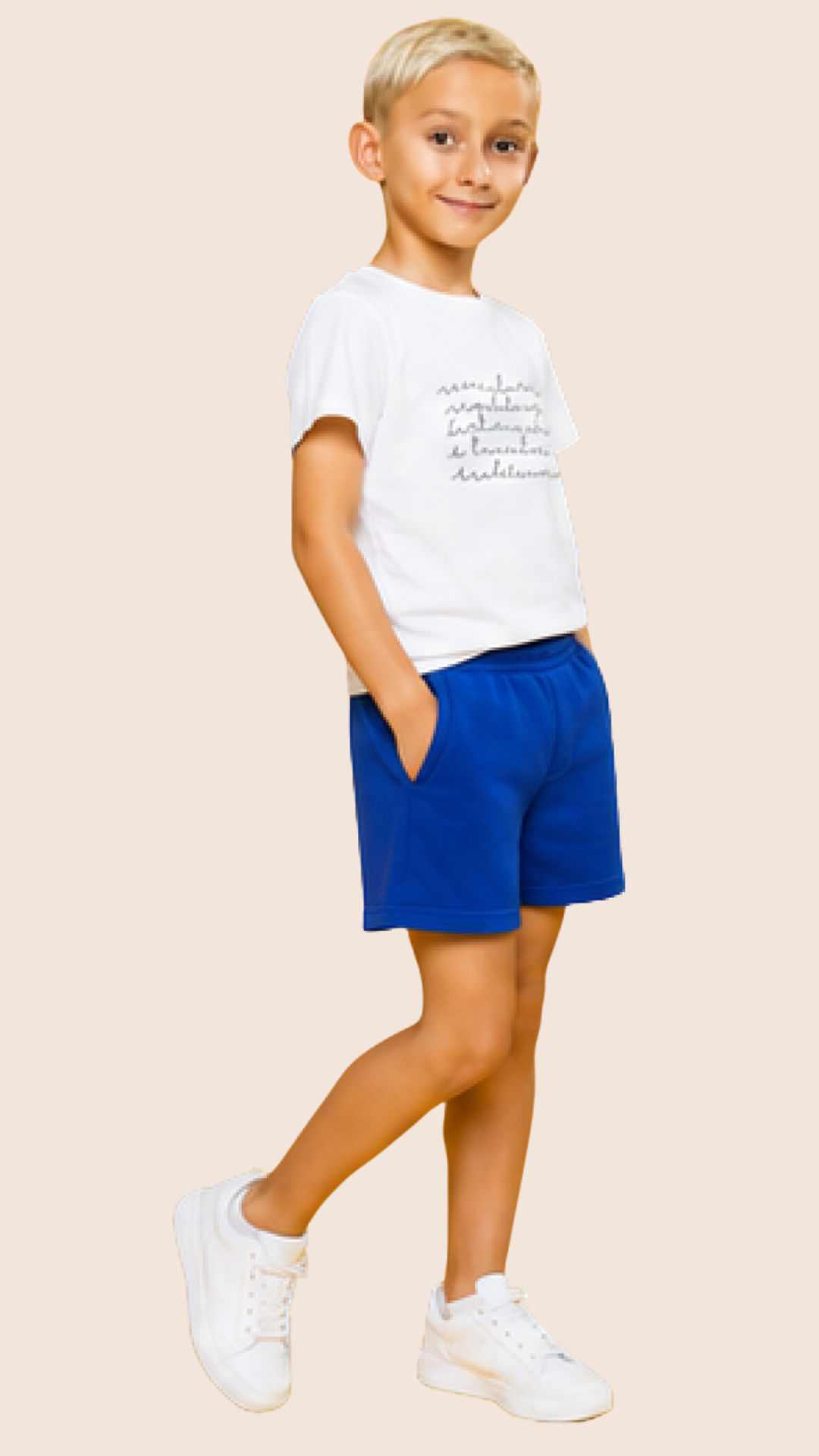 HERCULES, Unisex Kids Short, Organik Kumaşlı Çocuk Şort