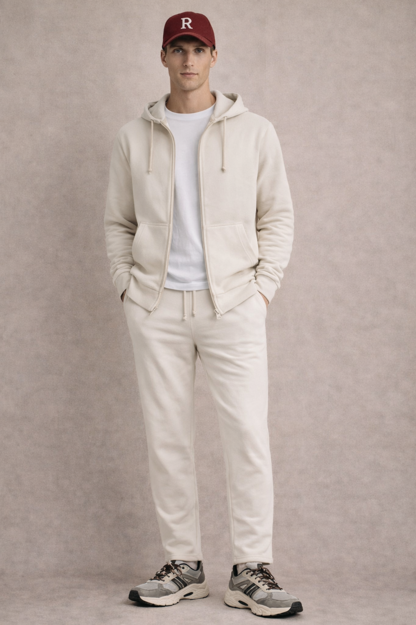 LEE Sweatpant, %100 Organik Pamuklu Düz Paça Eşofman Altı
