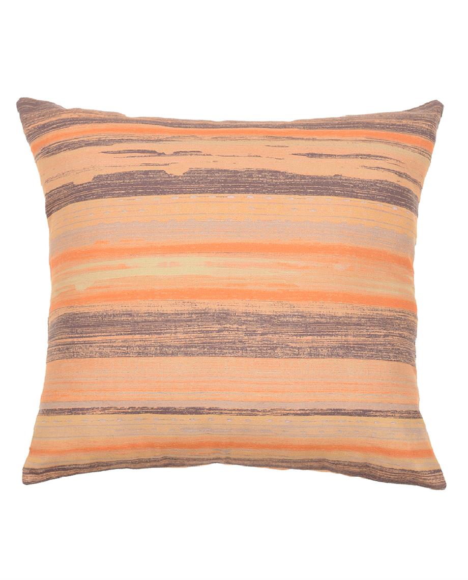 Pillow 2 - Baskı Detaylı Çizgili Yastık Kılıfı