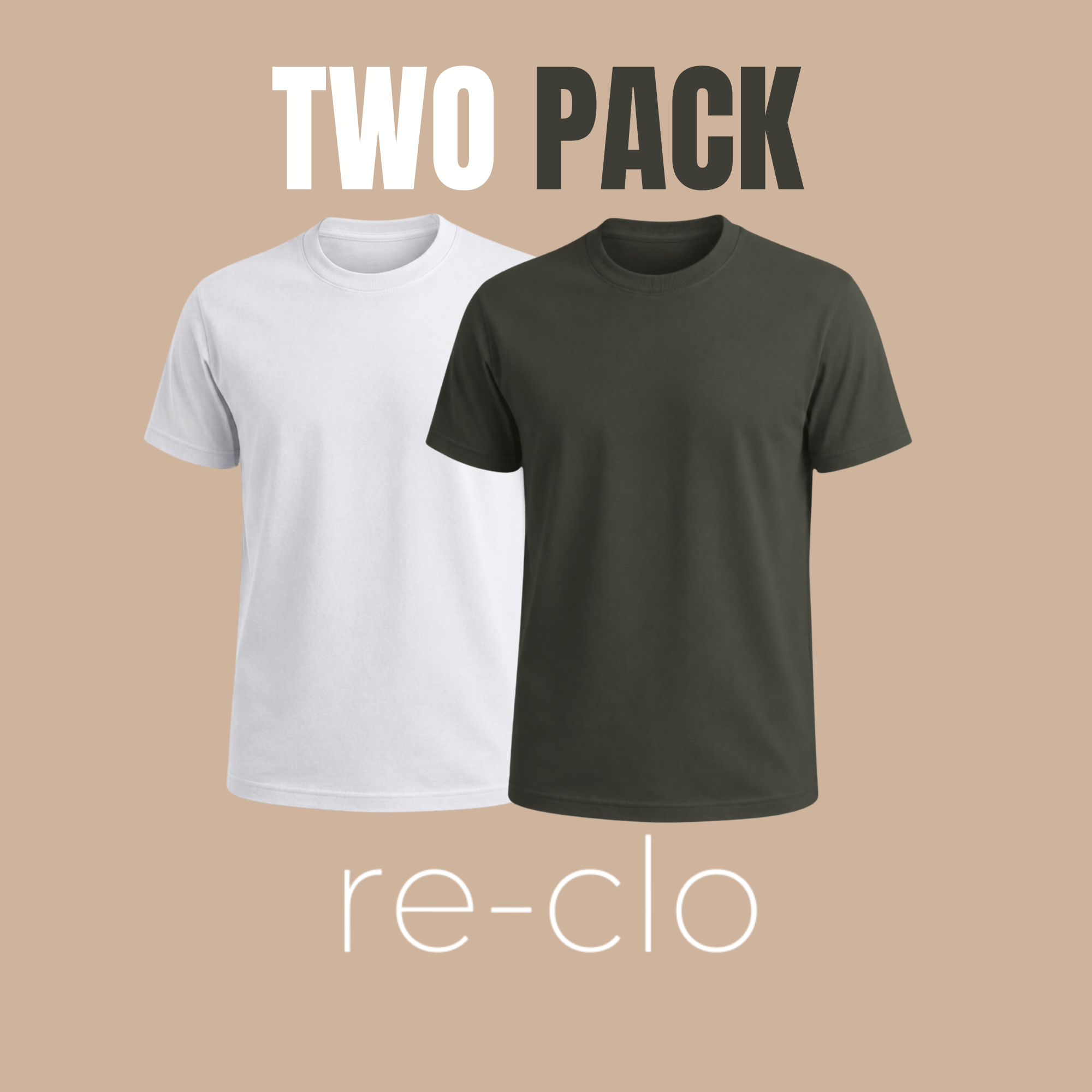 RE-CLO TWO PACK T-SHIRT