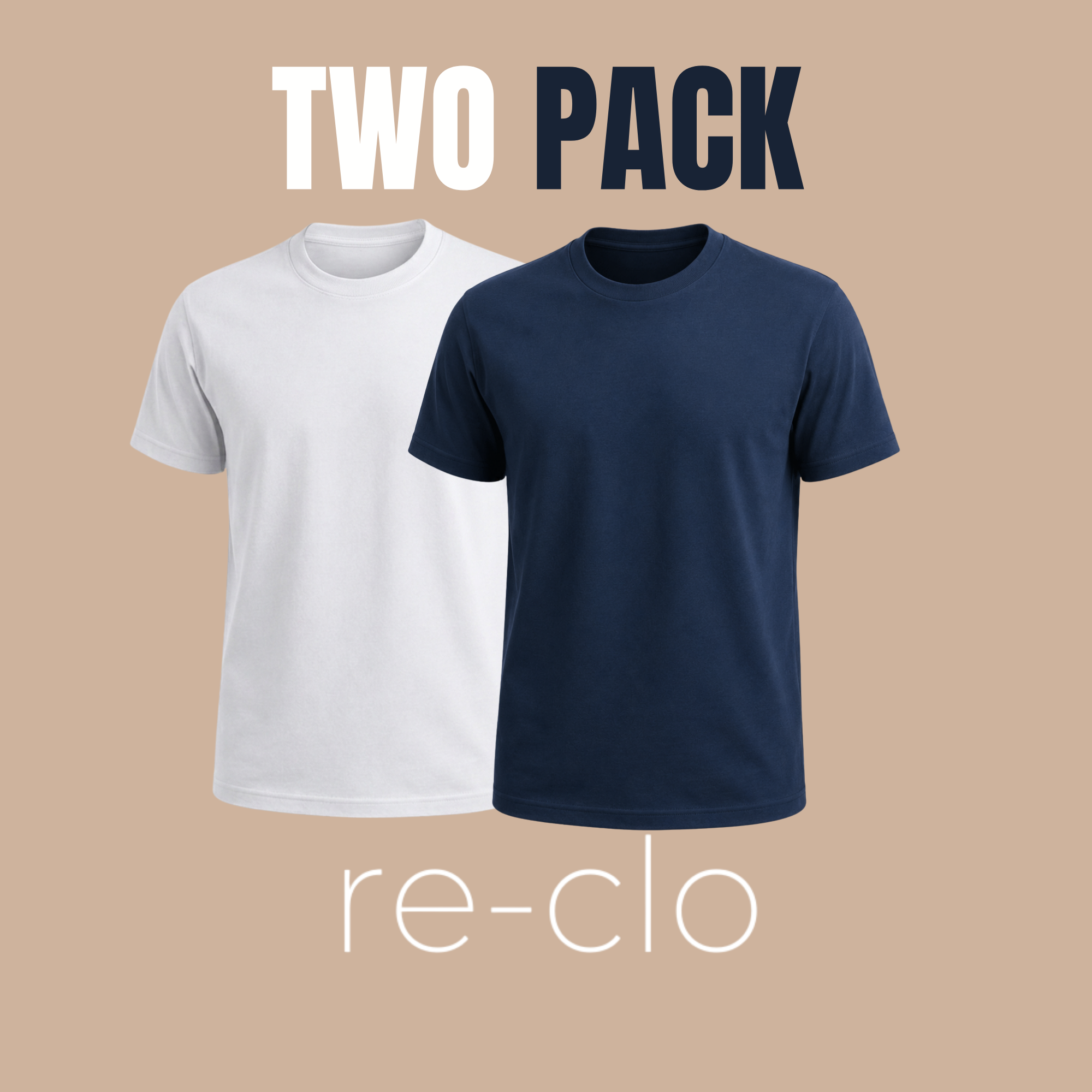 RE-CLO TWO PACK T-SHIRT