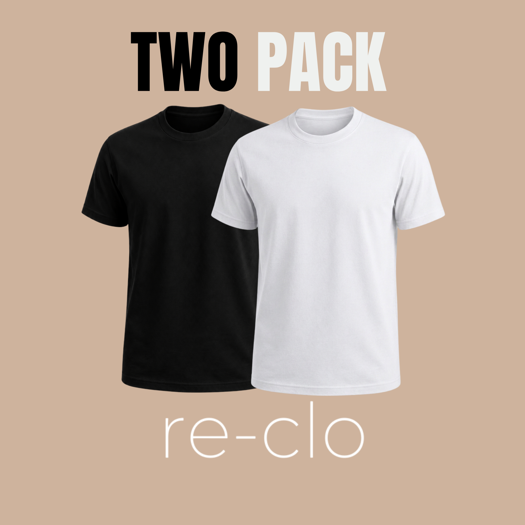 RE-CLO TWO PACK T-SHIRT