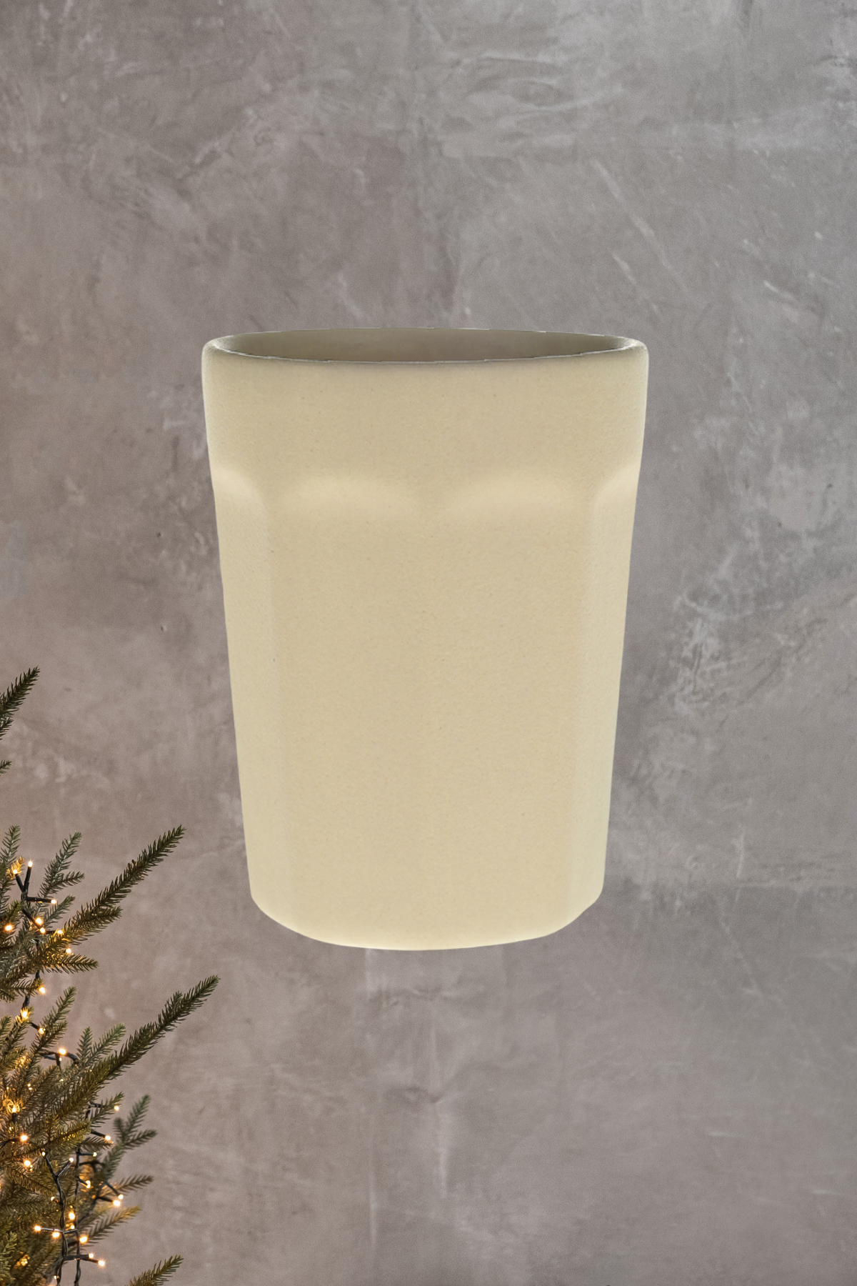 Tea Muggy Nude Renk El Yapımı Seramik Fincan