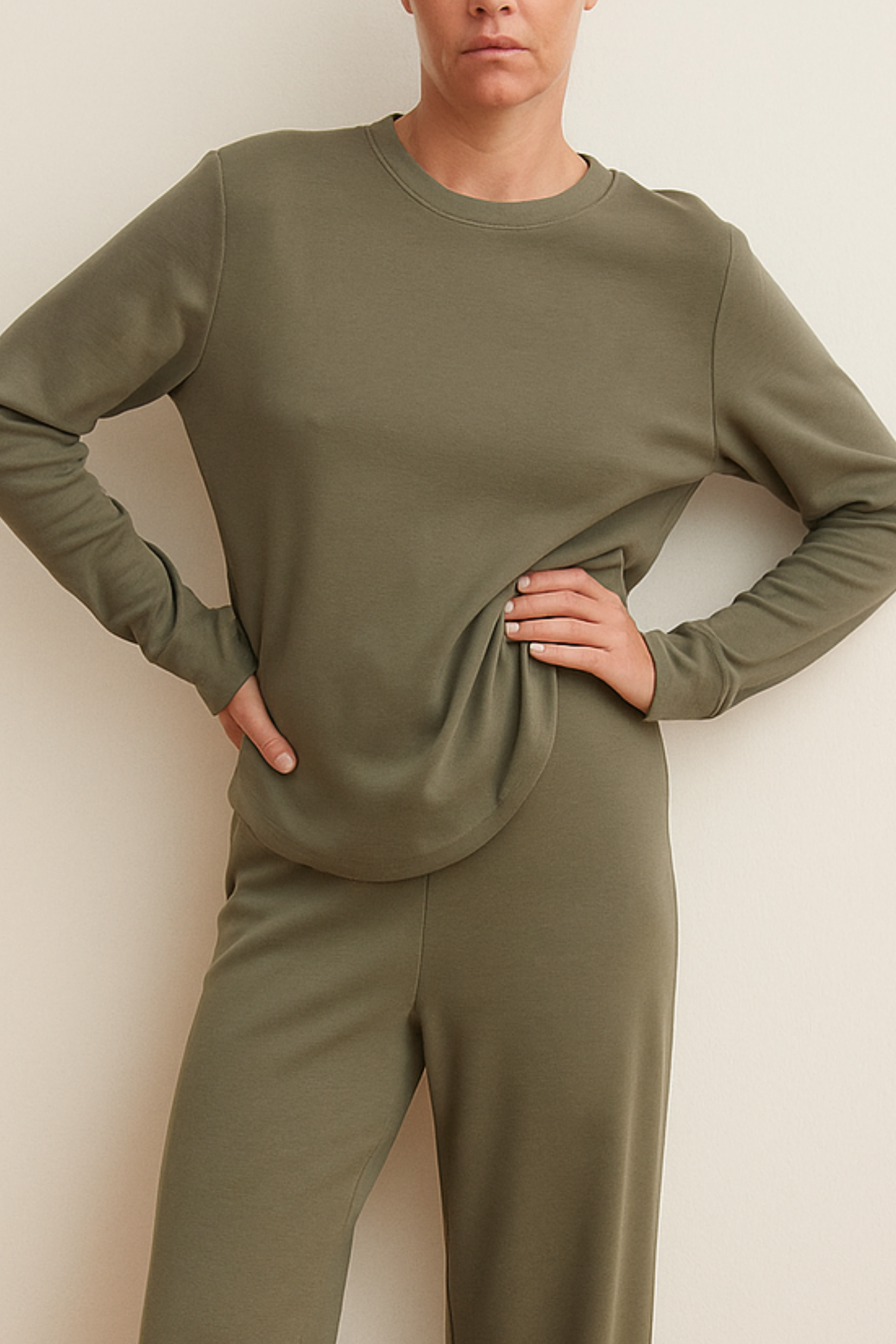 Thai Top, Modal Karışımlı Regular Fit Sweatshirt