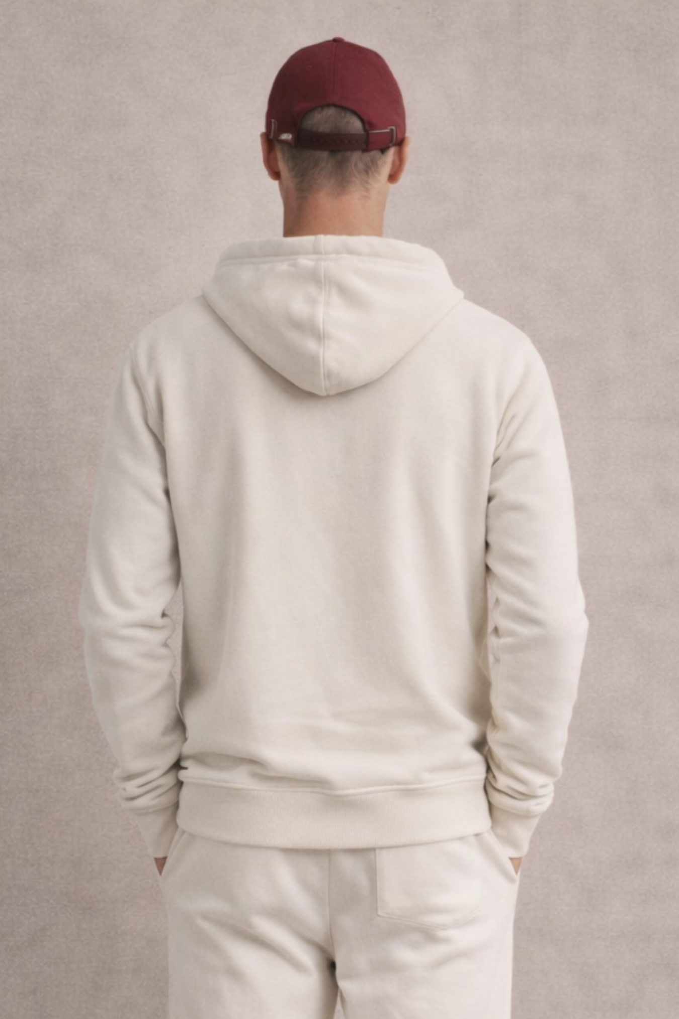 TRISTAN, %100 Organik Pamuklu Fermuarlı Kapüşonlu Sweatshirt