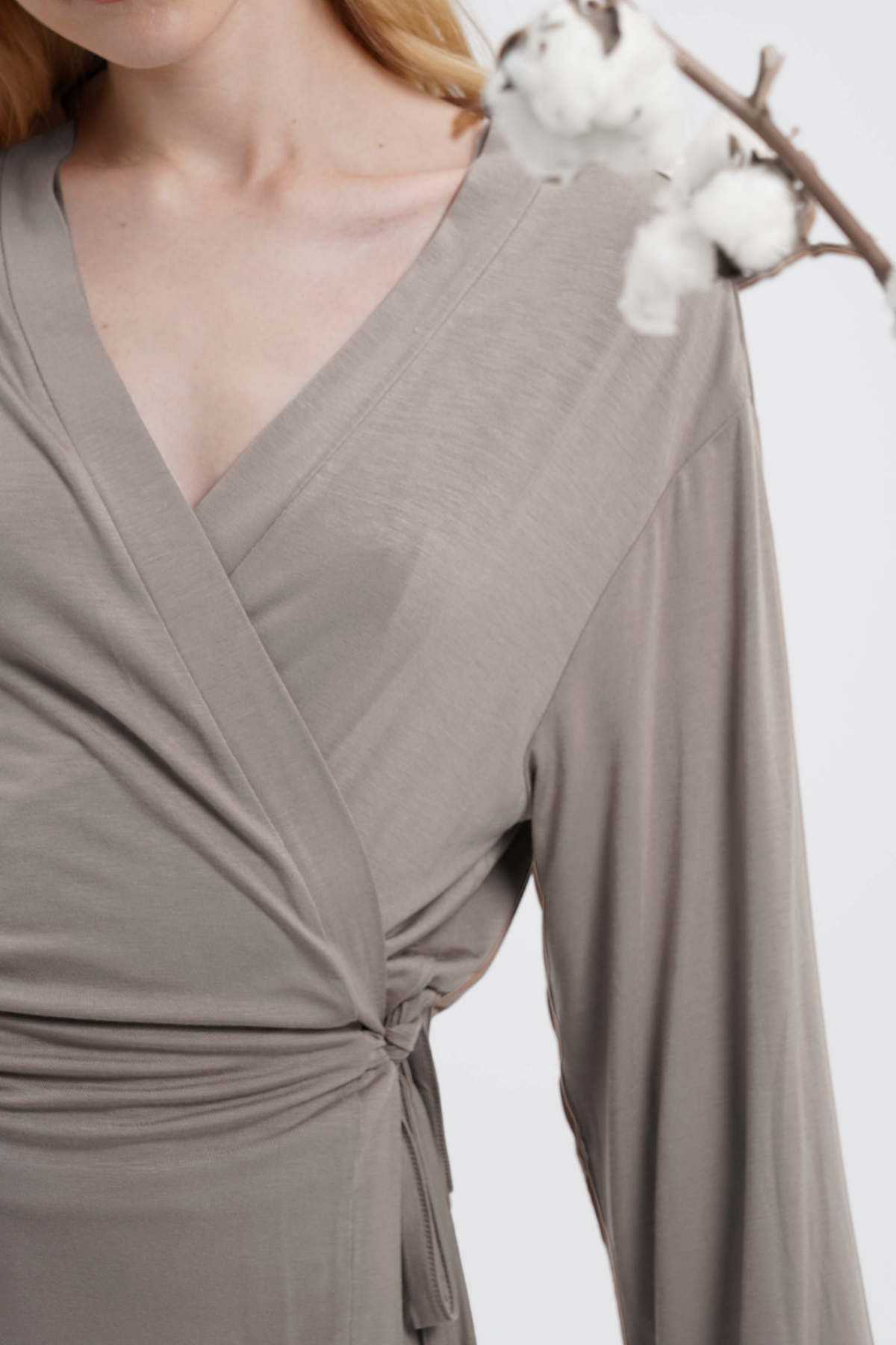 Yoga Top, Sürdürülebilir Kumaşlı, Anvelop Tunik