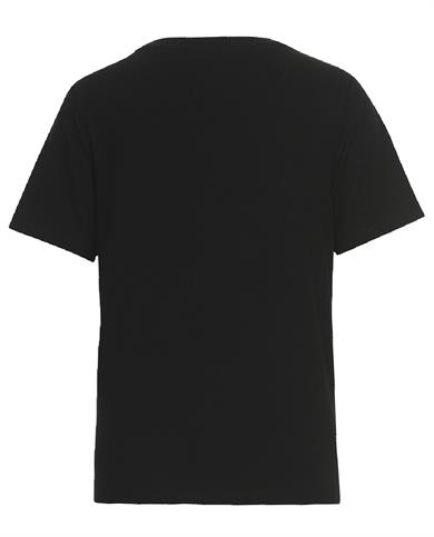 Eden, Bisiklet Yaka, Kısa Kollu, Organik Kumaşlı Basic Siyah T-Shirt
