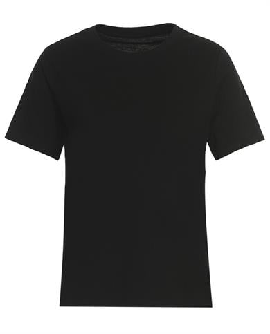 Eden, Bisiklet Yaka, Kısa Kollu, Organik Kumaşlı Basic Siyah T-Shirt