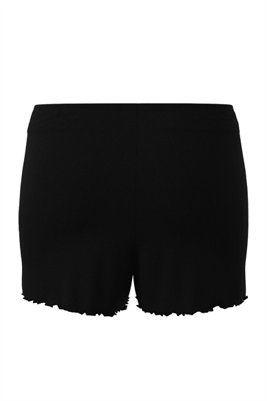 Gigi, Sürdürülebilir Kumaşlı, Kaşkorse Siyah Şort