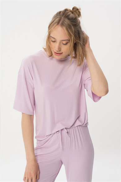 Hilda Pijama Set, Organik Kumaşlı Alt Üst Pijama Takımı