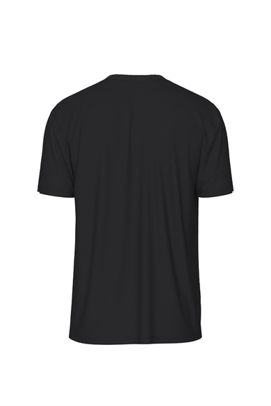 Jose, Nakış Detaylı Organik Pamuklu Siyah  T-shirt