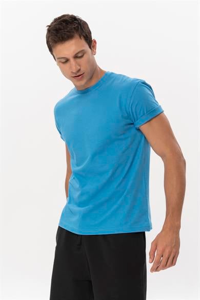 LEO NEW - BİSİKLET YAKA BASIC T-SHIRT