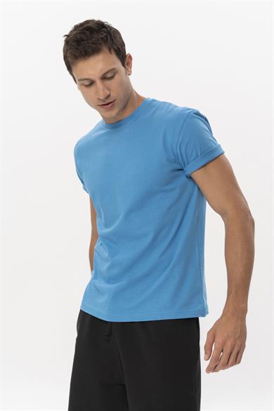 LEO NEW - BİSİKLET YAKA BASIC T-SHIRT