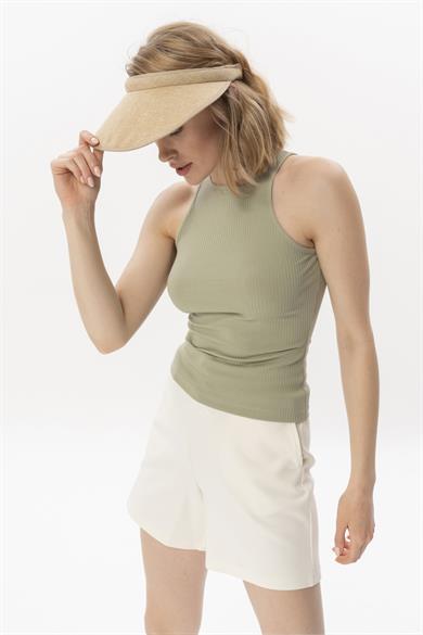 Sunny New, Organik Kumaşlı, Kolsuz Ribana Atlet