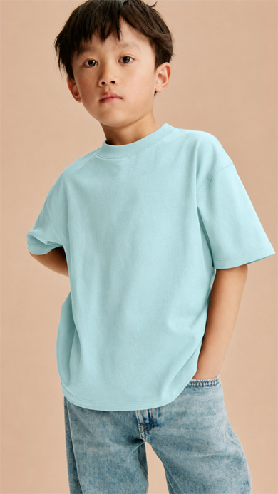 BREEZE TEE, Organik Kumaşlı Kısa Kollu Unisex Çocuk T- shirt