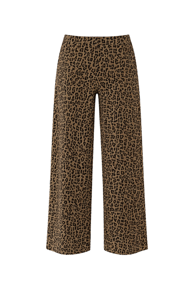 Donna Pant, Leopar Desenli Sürdürülebilir Cozy Pantolon