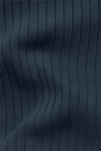 Gianna Skirt, Ecovero Vikon ile Geri Dönüştürülmüş Polyester Karışımlı Ribana Lastikli Midi Etek