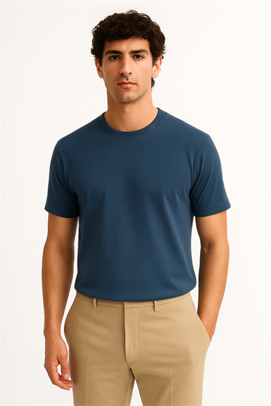 HENRY TEE, Organik Pamuklu, Regular T-shirt