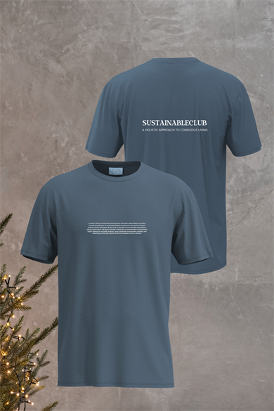 HUNTER TEE, Ön Arka Baskı Detaylı, Organik Pamuklu T-shirt