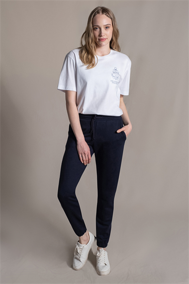 Marine Tee, Kısa Kollu, Organik Kumaşlı, Bisiklet Yaka Unisex T-shirt