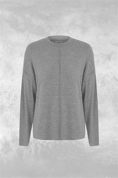 Nelly Basic Top, Ön Nervür Detaylı, Organik Kumaşlı Sweatshirt