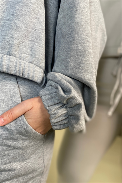 Nia, Fermuarlı Kapüşonlu Sweatshirt
