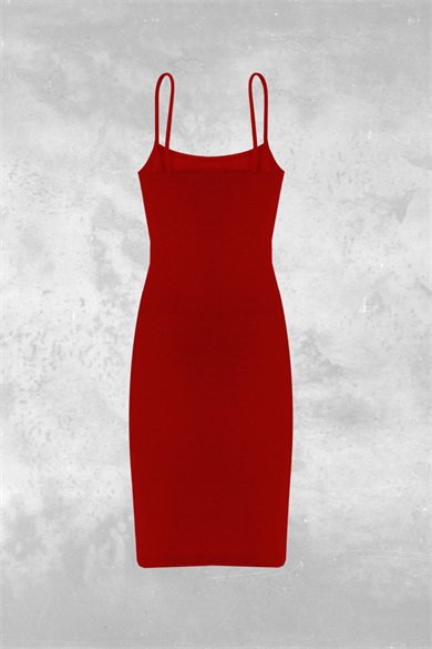 Ode Dress, Organik Kumaşlı Askılı Yumuşak Dokulu Elbise