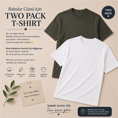 RE-CLO TWO PACK T-SHIRT
