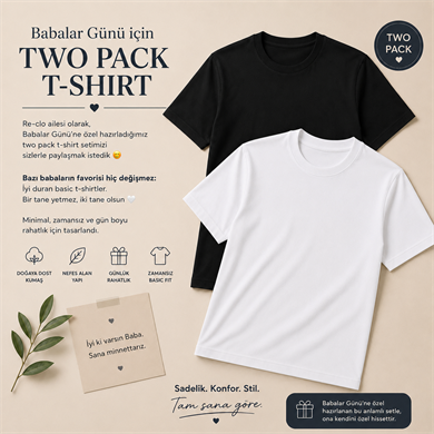 RE-CLO TWO PACK T-SHIRT
