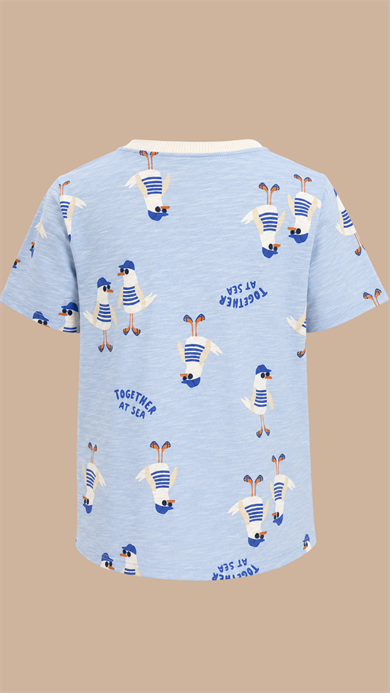 SEAGULL TEE, Organik Kumaşlı Kısa Kollu Unisex Çocuk T- shirt