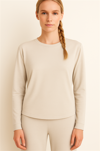 Thai Top, Modal Karışımlı Regular Fit Sweatshirt