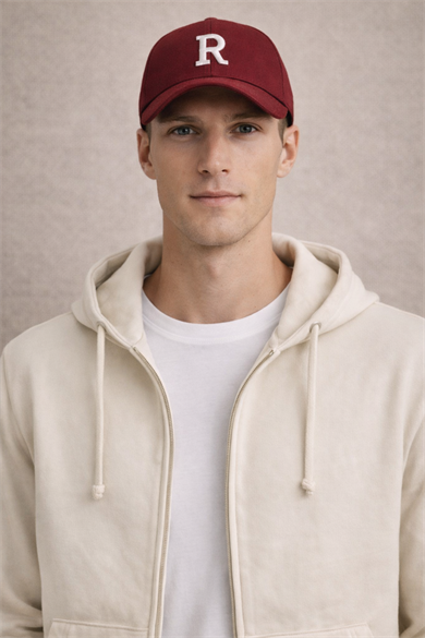 TRISTAN, %100 Organik Pamuklu Fermuarlı Kapüşonlu Sweatshirt