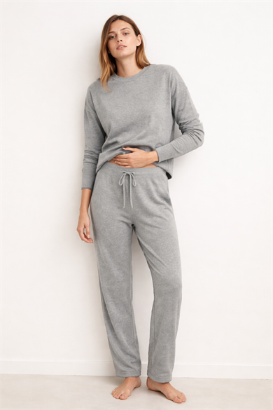 VALENCIA, Organik Kumaşlı Yumuşak Alt Üst Pijama Takımı
