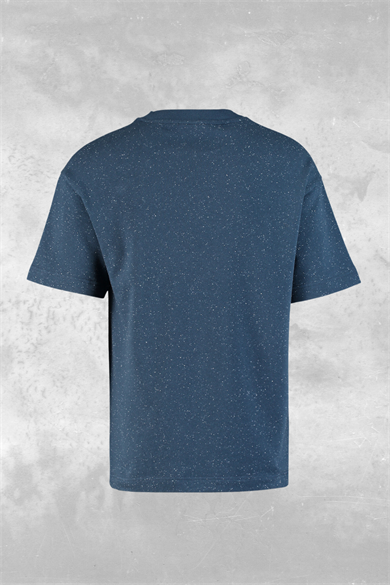 Walter, Nopeli, Organik Kumaşlı, Reglan, Kısa Kollu Lacivert T-shirt