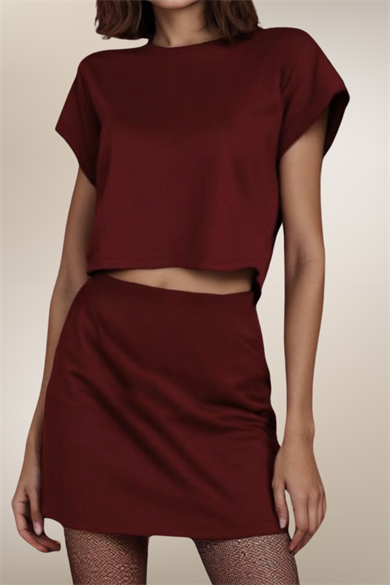 ZOE TOP, Organik Kumaşlı Geri Dönüştürülmüş T-shirt