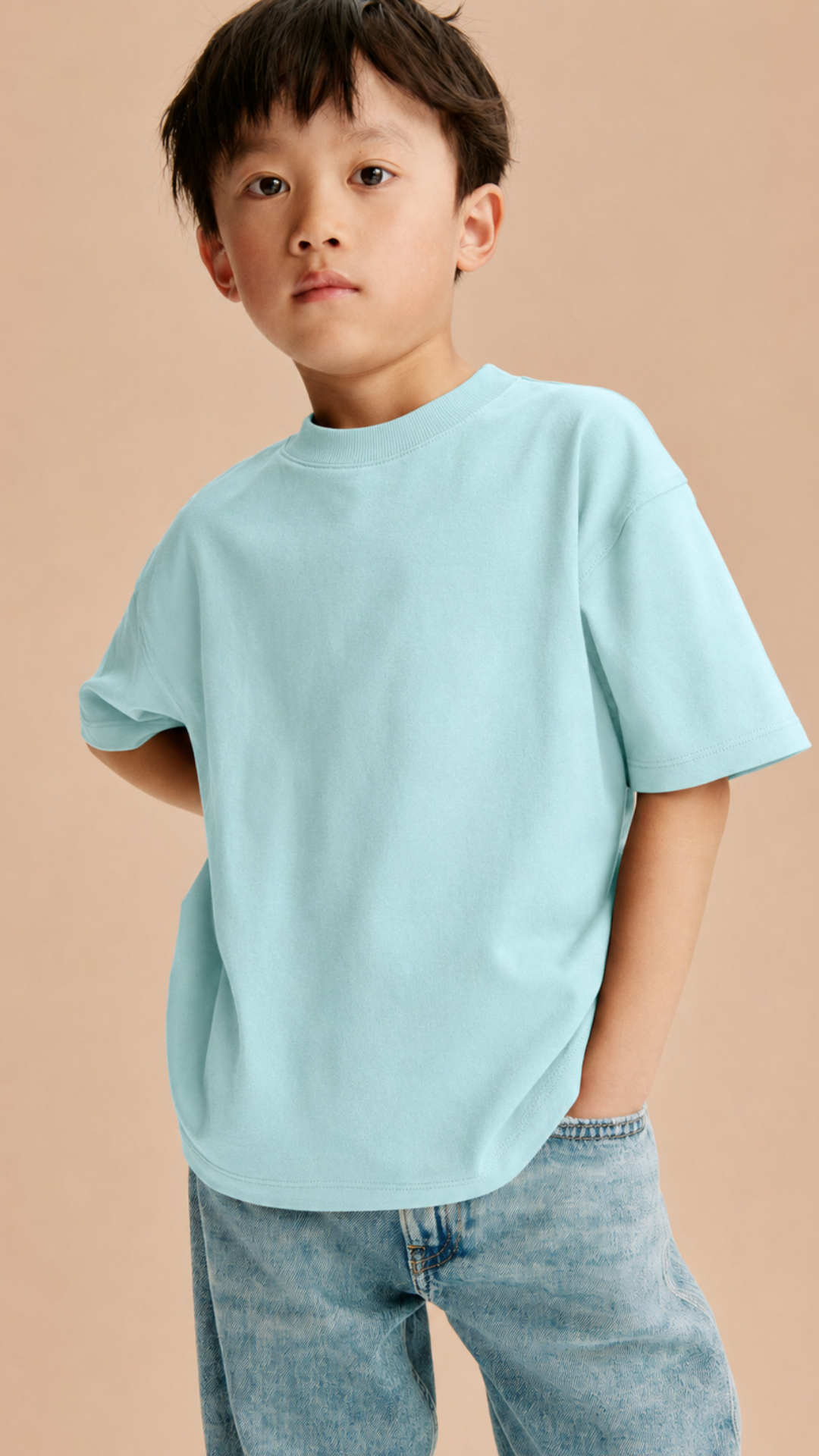 BREEZE TEE, Organik Kumaşlı Kısa Kollu Unisex Çocuk T- shirt