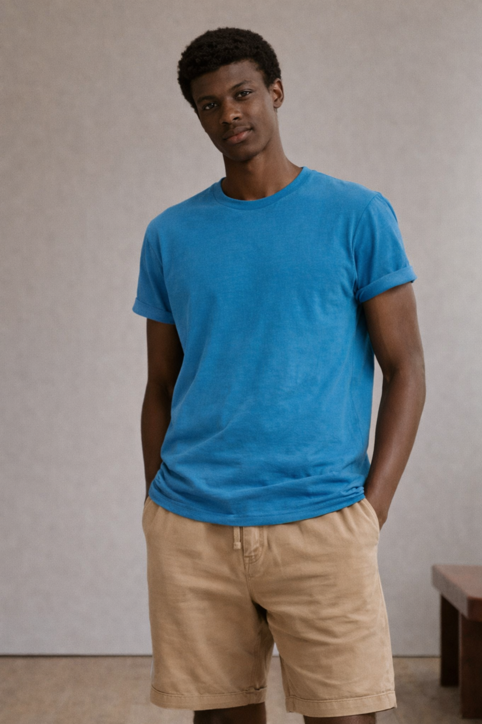 LEO NEW - BİSİKLET YAKA BASIC T-SHIRT