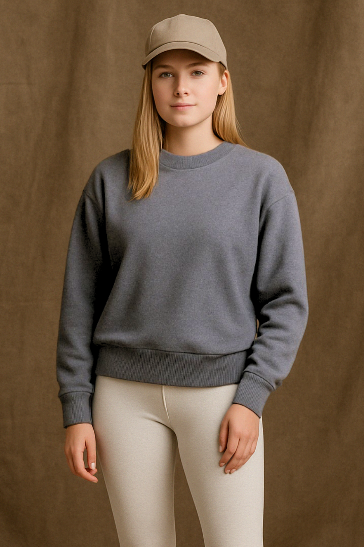 MELANIA, Organik Kumaşlı Kadın Sweatshirt