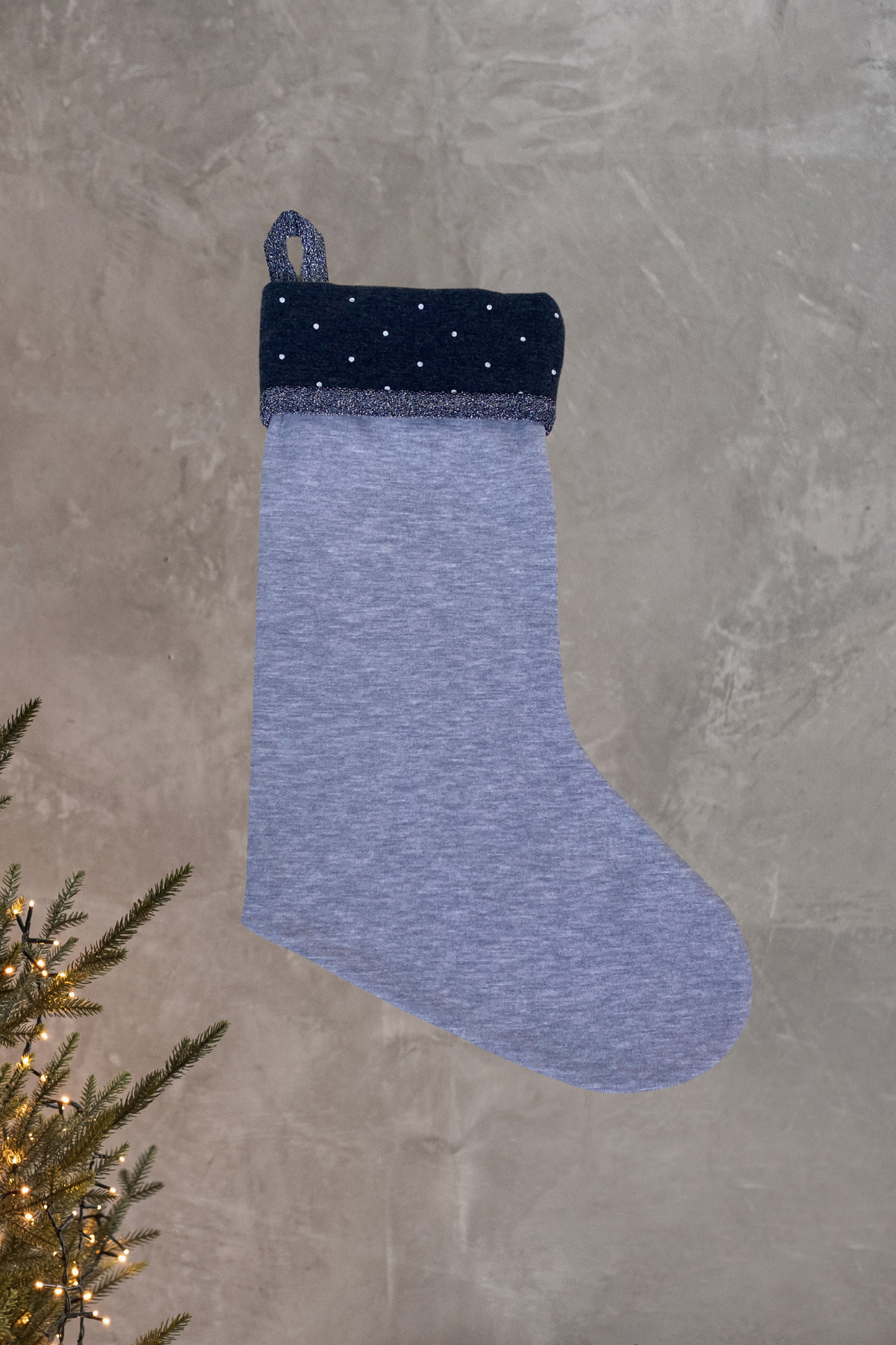 Pine Stocking, Organik Kumaşlı Yılbaşı Çorabı