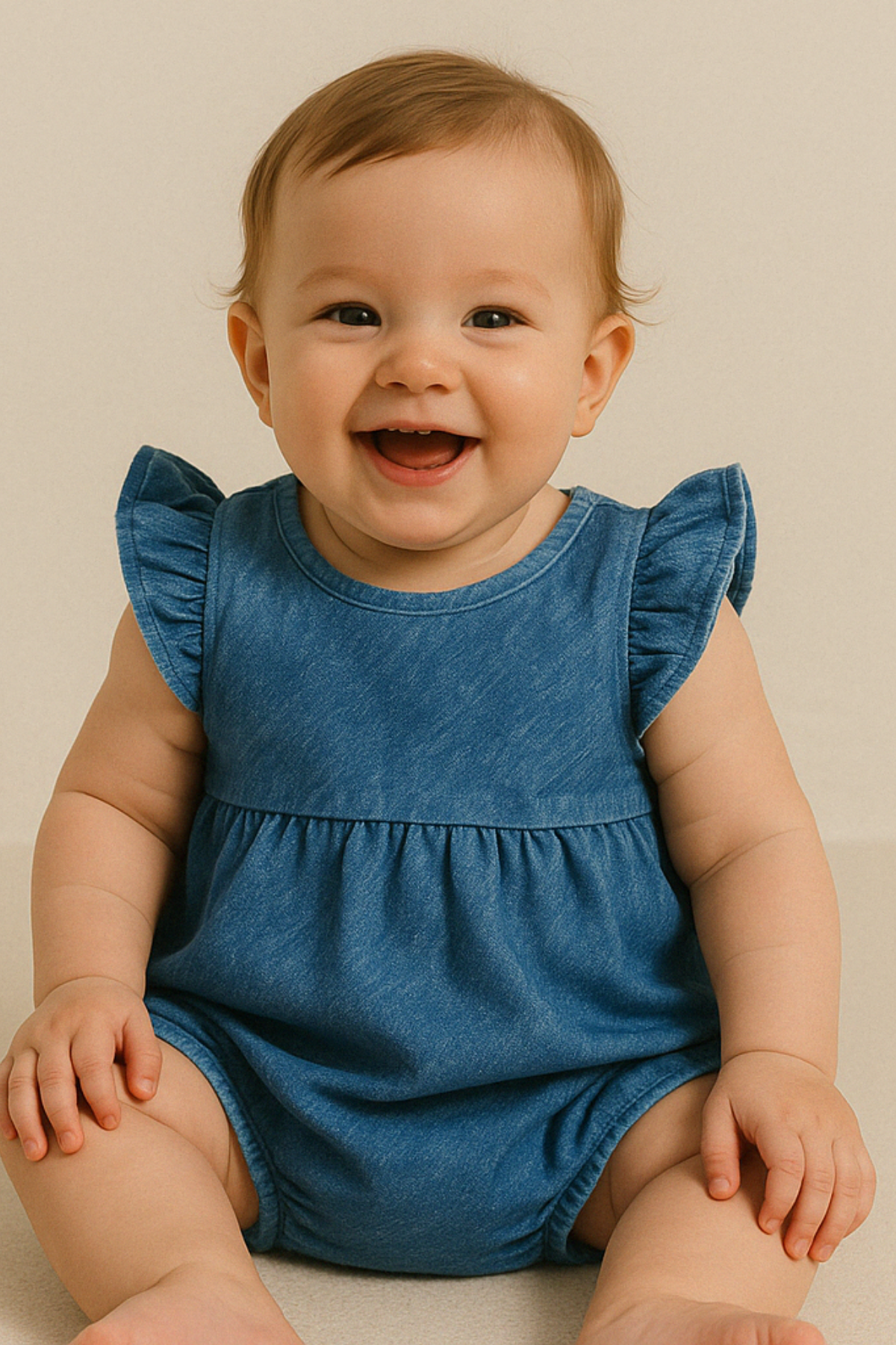 Sea Girl Baby, Organik Kumaşlı Kız Bebek Tulumu