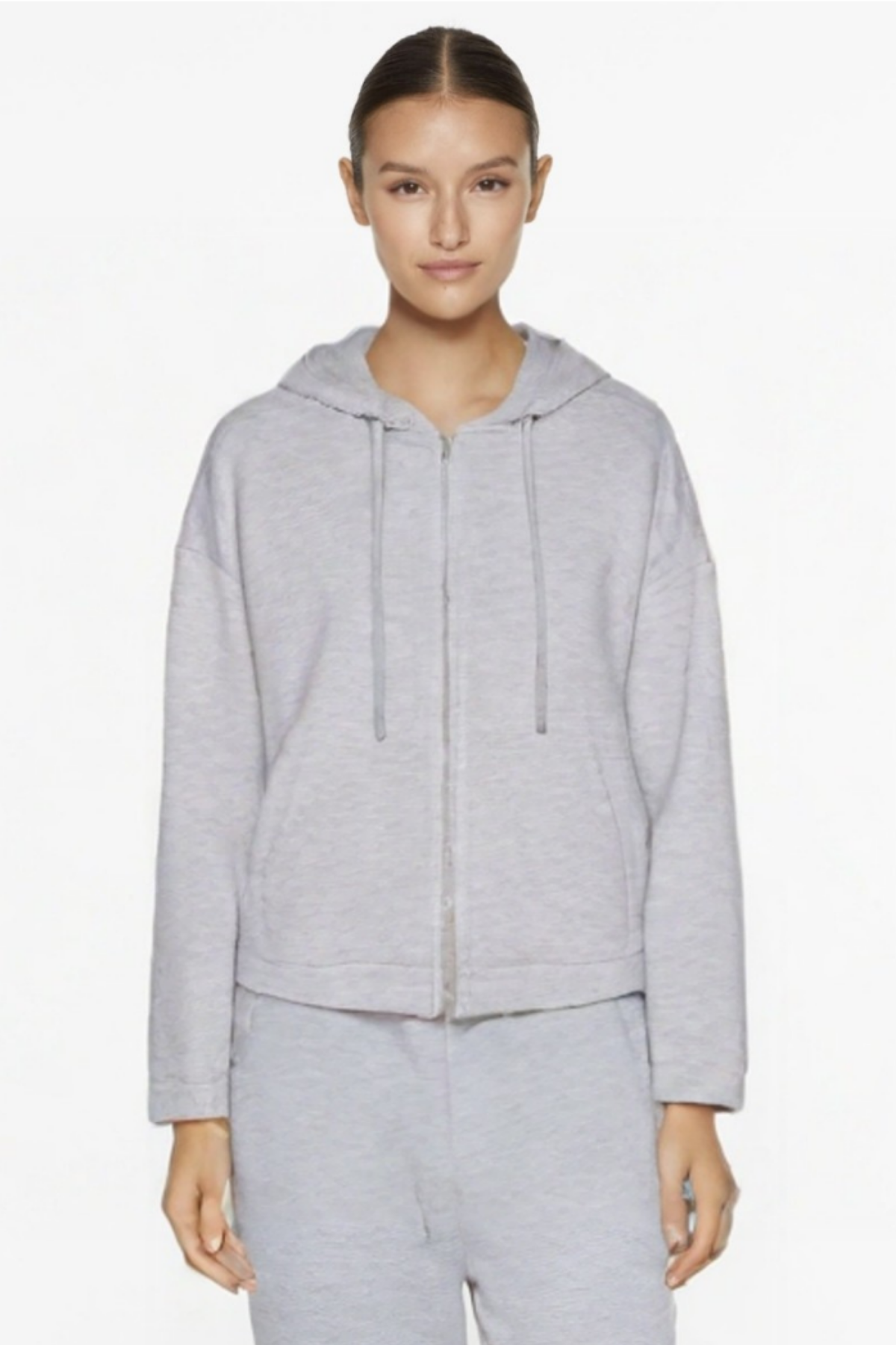 VICTORIA, Organik Kumaşlı Fermuarlı Kadın Sweatshirt