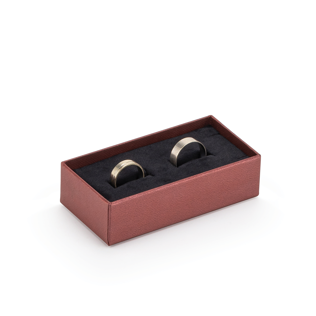 Maroon Wedding Ring Box