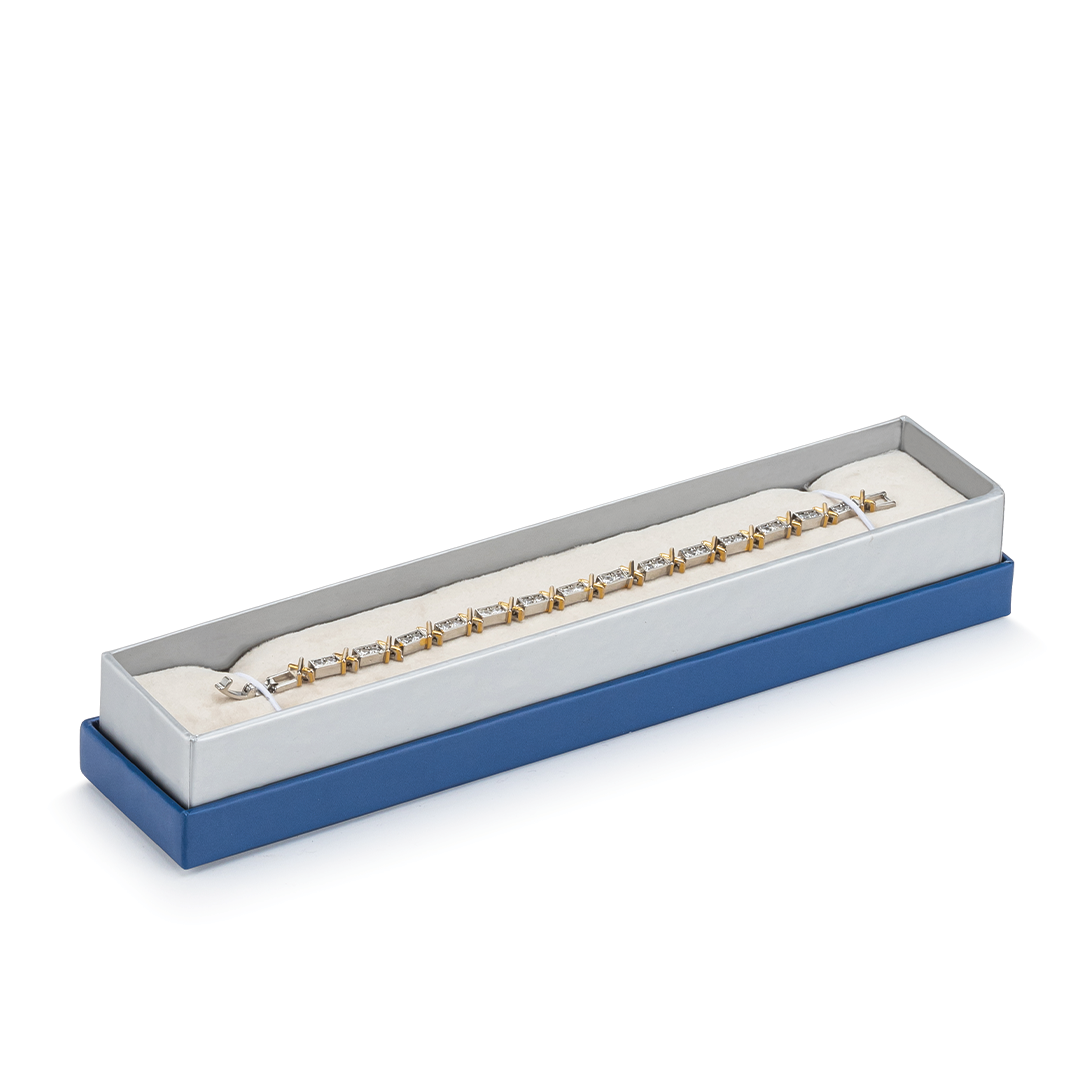Blue Thin Necklace Box