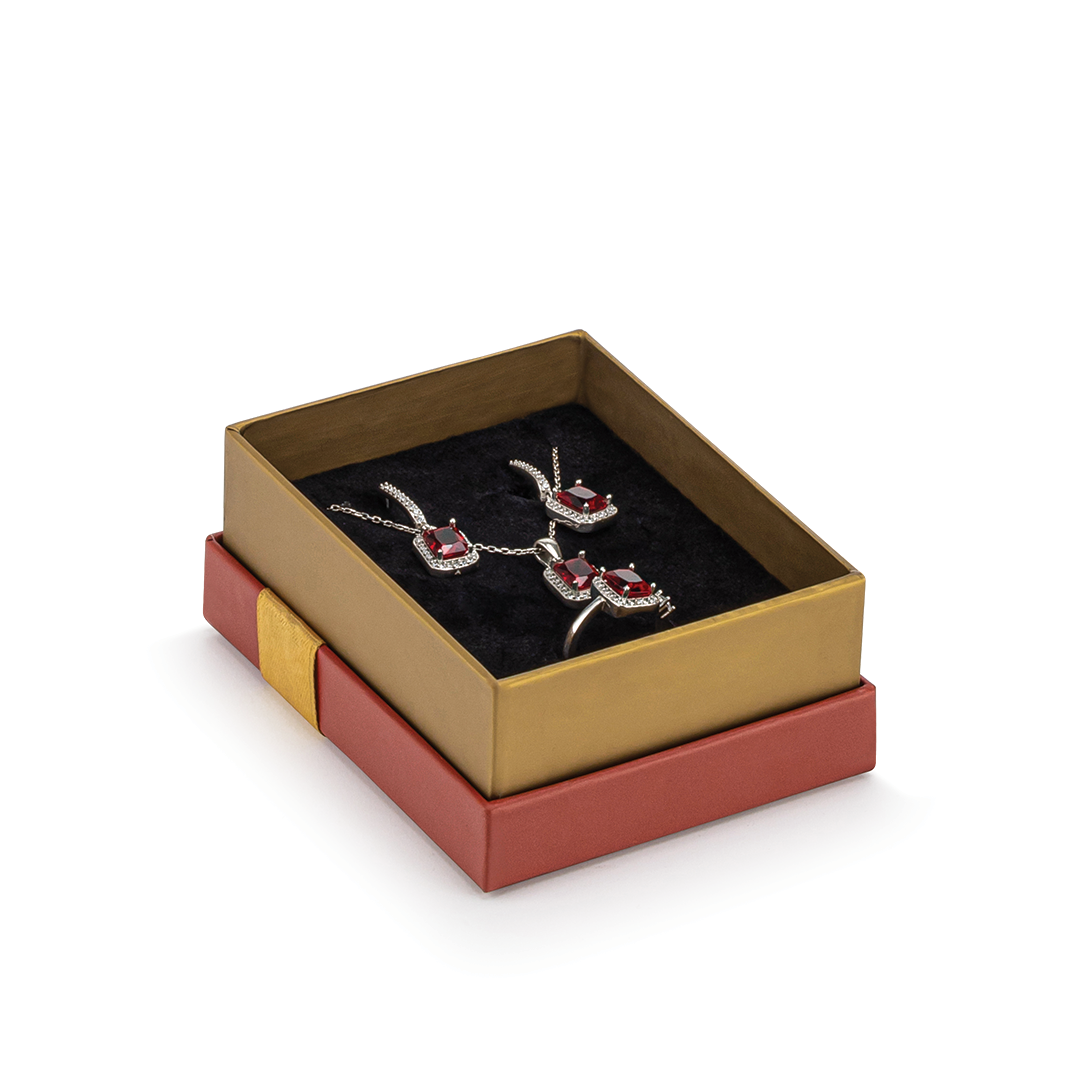 Bordo Kolye veya Miniset Kutusu