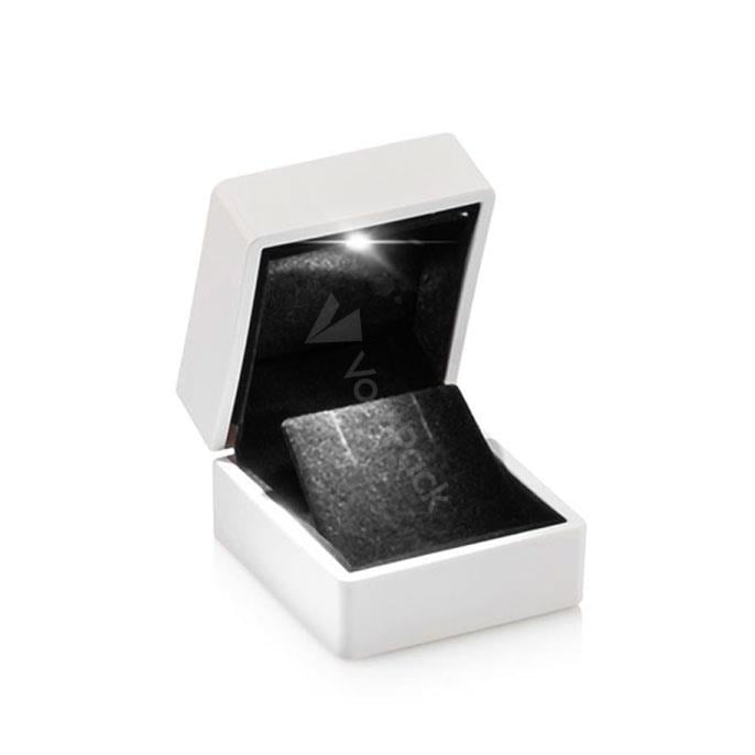 White Led Light Earring Box