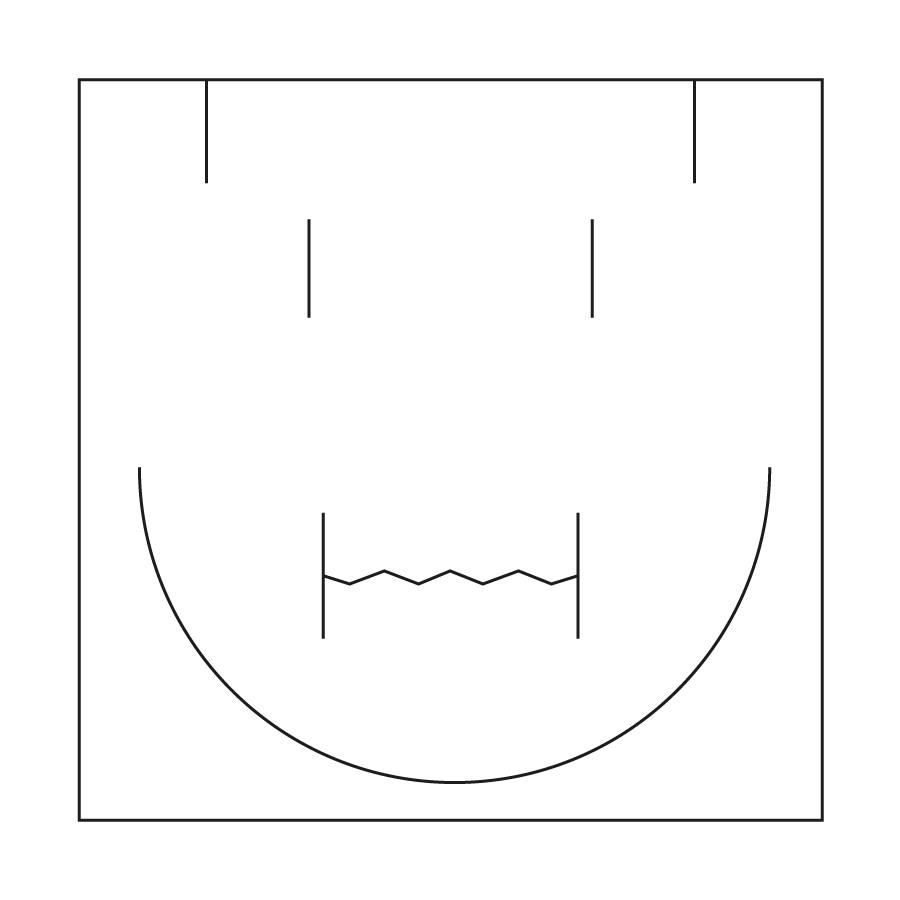 Beyaz Yüksek Kelepçe Kutusu