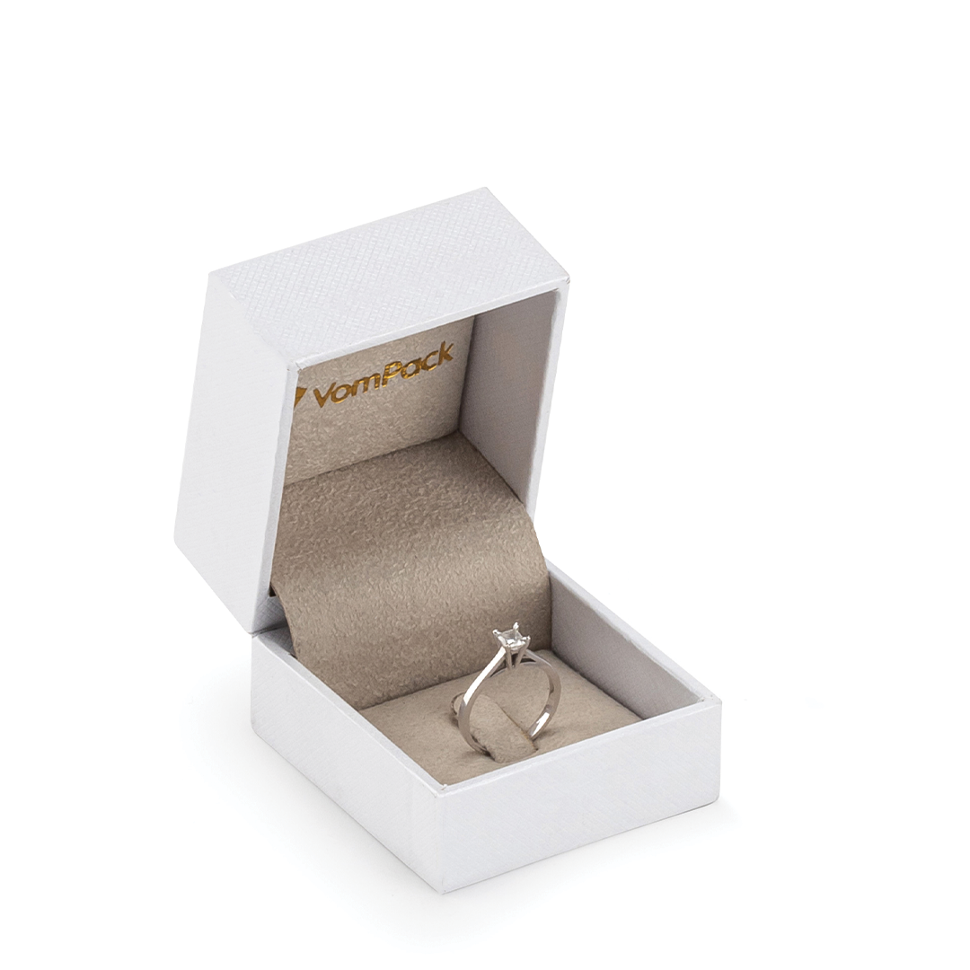 White Nail Ring Box